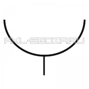 Barbed wire mounting brackets (U-shaped)