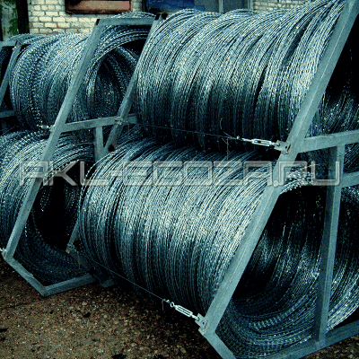 MOBILE SECURITY BARRIER RAZOR WIRE SBB